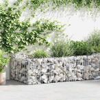 vidaXL ガビオンプランター 180x90x50cm 亜鉛メッキ鋼製ハードウェア フェンス バリア フェンスパネル 代引不可