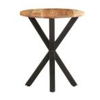 vidaXL боковой стол 48x48x56cm Akashi a натуральное дерево мебель стол акцент стол end стол оплата при получении не возможно 