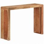 vidaXL пристенный столик 110x30x76cm Akashi a натуральное дерево мебель стол акцент стол end стол оплата при получении не возможно 