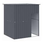vidaXL собачья конура на крыше установлен антрацит 165x153x181 cm цинк металлизированный сталь животное товары для домашних животных товары для домашних животных собака сопутствующие товары собака house оплата при получении не возможно 