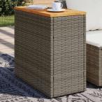 vidaXL сад боковой стол стекло небо с табличкой серый 58x27.5x55 cm поли ротанг производства мебель уличный мебель уличный стол оплата при получении не возможно 