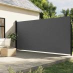 vidaXL 格納式サイドオーニング アントラシート 200x500 cmホーム ガーデン 芝 ガーデン アウトドアリビング 屋外用傘・サンシェード 代引不可
