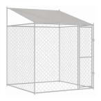 vidaXL на крыше установлен собака для клетка серебряный 200 x 200 x 258 cm steel .PE животное товары для домашних животных товары для домашних животных собака сопутствующие товары собачья конура * собака Ran оплата при получении не возможно 