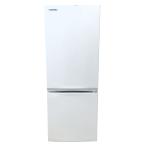 冷蔵庫 ２ドア 東芝 153L 2025年製 GR-W15BS 自動霜取り 右開きタイプ ひとり暮らし 省スペース 耐熱天板 セミマットホワイト 除菌清掃済み 室内搬入無料