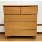  Muji Ryohin дуб материал грудь 4 уровень широкий ширина 83cm высота 83cm одежда место хранения шкаф простой хорошая вещь план Северная Европа стиль высокий грудь 