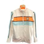  б/у одежда женский L ROXY/ Roxy Rush Guard Zip жакет плавание спорт одежда белый / orange / голубой ARLY707