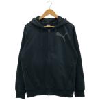  б/у одежда мужской S PUMA/ Puma обратная сторона ворсистый Zip Parker спорт одежда casual капот черный 852357-01