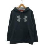  б/у одежда мужской LG UNDER ARMOUR/ Under Armor обратная сторона ворсистый тренировочный тянуть Parker спорт одежда casual капот черный MTR1174