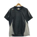  б/у одежда мужской M MIZUNO/ Mizuno pi стерео рубашка короткий рукав волейбол тренировка одежда черный / серый 59WS050
