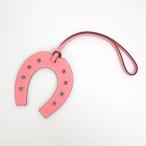 【HERMES】エルメス パドックシュバル ホースシュー バッグチャーム ローズアザレ スイフト【中古】【代金引換不可】/tm10741kt
