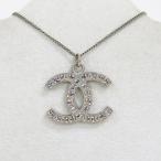 【CHANEL】シャネル ネックレス ラインストーン ココマーク B12A刻印【中古】【代金引換不可】/tm09072tg