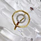 ショッピングダイヤモンド 【Jewelry】K18YG ダイヤモンド デザイン リング イエローゴールド D0.10ct 2.9g 11号【中古】【代金引換不可】/hm12827ko