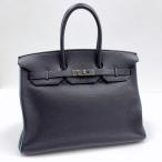 【HERMES】エルメス バーキンヴェルソ35 トゴ ブルーインディゴ×ブルージーン クロムメタル金具 □I刻印 【中古】【代金引換不可】/tm12292br