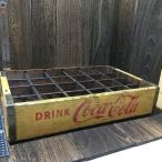  Coca Cola из дерева бутылка кейс подлинная вещь Showa Retro Vintage античный Coca-Cola retro редкий дерево коробка american смешанные товары 