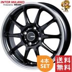 ショッピングBEST ホイール4本セット BEST INFINITY F10 (BK/RP) 14インチ 4.5J PCD：100/4H インセット：45 【法人宛て発送限定・在庫状況要問い合わせ】