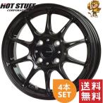 ホイール4本セット HOT STUFF G.speed G-07 (MBK) 14インチ 4.5J PCD:100/4H インセット:45 ジースピード G-07