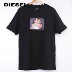 ショッピングdiesel ディーゼル DIESEL Tシャツ 半袖 メンズ 大きいサイズ ロゴ入り M L XL XXL 黒 ブラック 丸首 クルーネック JUST-A36