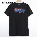 ディーゼル DIESEL Tシャツ メンズ 半袖 ブランド ロゴ入りＴシャツ 黒 白 丸首 クルーネック T-DIEGOS K37