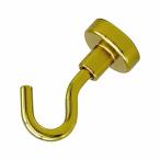 the reset マグネットフック ハニーゴールド 1個  【メール便可　20個まで】( マグネットフック ゴールド フック 磁石 超 強力 Magnet Hook ネオジム )