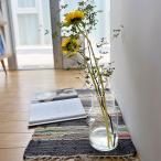 リューズガラス フラワーベース 26cm ( 直径14cm × 高さ26cm 大きい 花瓶 花びん 花器 フラワー フラワーガラス ガラス 再生ガラス 北欧 シンプル おしゃれ )
