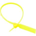 電設配線部品 ケーブルタイ ＴＲＵＳＣＯ　セキュリティータイ長さ２３８ｍｍ　表示可能タイプ　黄　１００本入　  (TSCTH240-Y)