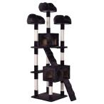  башня для кошки кошка tower кошка башня для кошки .. класть модный полная высота 185cm коготь .. лен шнур роскошный . house имеется .. дом корзина много голова .. кофе 