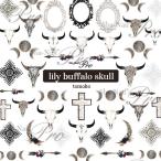 写ネイル Sha Nail  lily先生コラボ lily buffalo skull(リリー バッファロー スカル) お取り寄せ ネコポス