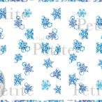 写ネイル Sha Nail Petite Water Colors Snowflakes(Blue)/ウォーターカラー スノーフレーク(ブルー) お取り寄せ メール便(ネコポス)対応 季節 アート