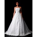 ウエディングドレス　TK-107　オフホワイト【安い・格安・中古・レンタル】