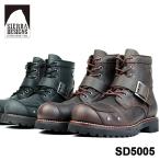 ブーツ バイカーブーツ 本革 メンズ スチールトゥ 靴 SIERRA DESIGNS シエラデザインズ SD5005 BLACK DARK BROWN