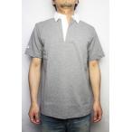 【送料無料】 SALE!!  BARBARIAN LSS-04 8oz REGULER SHORT SLEEVE RUGBY JERSEY ラガーシャツ 襟付き メンズ 半袖 ライトウエイト カナダ製 OXFORD XS-XL