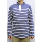 [ бесплатная доставка ]SALE!! BARBARIAN PFE-16 12oz HENLY LONG SLEEVE RUGBY JERSEY застежка с планкой Rugger рубашка длинный рукав Canada производства INDIGO/IVORY S-XL