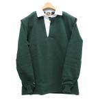 [ бесплатная доставка ] BARBARIAN RFE-01 12oz REGULER LONG SLEEVE RUGBY JERSEY Rugger рубашка воротник имеется мужской длинный рукав heavy вес Canada производства BOTTLE S-XL