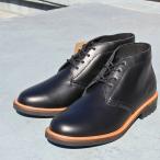 ショッピングschott Schott ショット　S23002 POSTMAN CHUKKA BOOTS チャッカ ブーツ ポストマン シューズ LEATHER SHOES レザーシューズ 日本製　BLACK 25.5cm-27cm 送料無料！