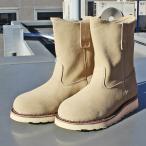 Schott ショット S24100 WELLINGTON BOOTS ウェリントン ブーツ LEATHER BOOTS レザーブーツ 靴 牛革 SUEDE スエード BEIGE 25.5cm-27cm 送料無料!