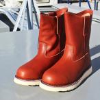 Schott ショット S24100 WELLINGTON BOOTS ウェリントン ブーツ LEATHER BOOTS レザーブーツ 靴 牛革 BLICK RED 25.5cm-27cm 送料無料!