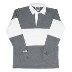 [ бесплатная доставка ] BARBARIAN SFE-04 12oz REGULER LONG SLEEVE RUGBY JERSEY Rugger рубашка воротник имеется мужской длинный рукав heavy вес Canada производства OXFORD/WHITE S-XL