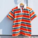 [ бесплатная доставка ] BARBARIAN USE-03 8oz REGULER SHORT SLEEVE RUGBY JERSEY Rugger рубашка воротник имеется мужской короткий рукав свет вес Canada производства ORA/IVO/TEAL/NVY S-XL