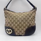 GUCCI( Gucci ) Rav Lee Heart GG парусина сумка на плечо кожа бежевый Brown Gold женский 