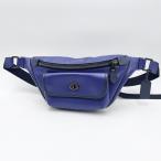 COACH( Coach ) износ te-ji ремень сумка сумка "body" кожа blue black металлические принадлежности мужской женский наклонный .. возможно 