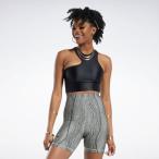 [ Reebok официальный ] кардиган .*B one плечо черный p майка / Cardi B One-Shoulder Crop Tank Top(bla