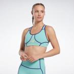 [ Reebok официальный ] Racer цвет блок спортивный бюстгальтер / LM Colorblock Bra(se Miku lasiik зеленовато-голубой )
