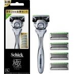 Schick(シック) 極 KIWAMI 敏感肌 コンボパック(ホルダー(刃付き)+替刃4コ) 髭剃り カミソリ