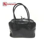 HAMANO - mano Royal модель портфель сумка на плечо плечо .. серебряный металлические принадлежности .. кожа .. сумка "Boston bag" черный женский [ б/у ]