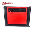 4 Christian Louboutin Christian Louboutin общий Logo сумка портфель ручная сумочка клатч красный унисекс [ б/у ]