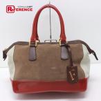 FURLA Furla ручная сумочка сумка "Boston bag" замша / Raver женский Brown красный 