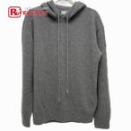 ショッピングmoncler MONCLER モンクレール C-TIND-22-3466 アパレル トップス フーディ ニット 長袖 ロゴ セーター パーカー グレー メンズ【中古】