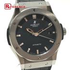 HUBLOT ウブロ 542.NX.1170.LR クラシックフュージョン デイト チタニウム 腕時計 シルバー メンズ 【中古】