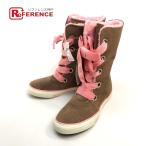  не использовался CONVERSE Converse плетеный вверх ботинки Junior все Star ребенок девушка ботинки замша x Kids 