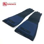 PRADA Prada 2G0980te Hsu toGUANTI Logo длинный перчатки bai цвет перчатка нейлон парусина черный мужской [ б/у ] не использовался 